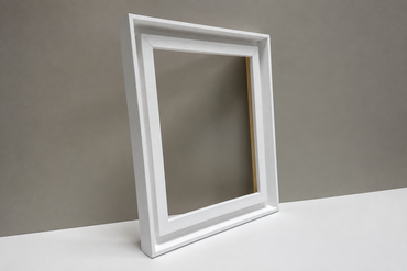 White Floating Frame