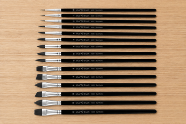 Mus Brush M-20 Series - Complete Set (16-piece) - Synthetic
