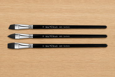 Mus Brush M-20 Series - Set 1 (3-piece) - Synthetic