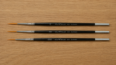 Mus Brush series 601 - Script Liner set (3-piece) - Fine Detail - Synthetic