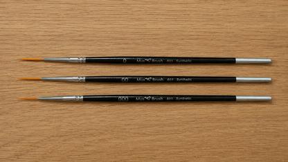 Mus Brush series 601 - Script Liner set (3-piece) - Fine Detail - Synthetic