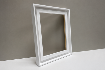 White Floating Frame