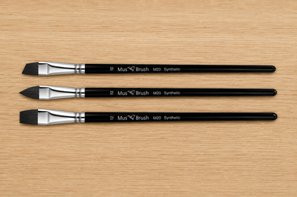Mus Brush M-20 Series - Set 1 (3-piece) - Synthetic