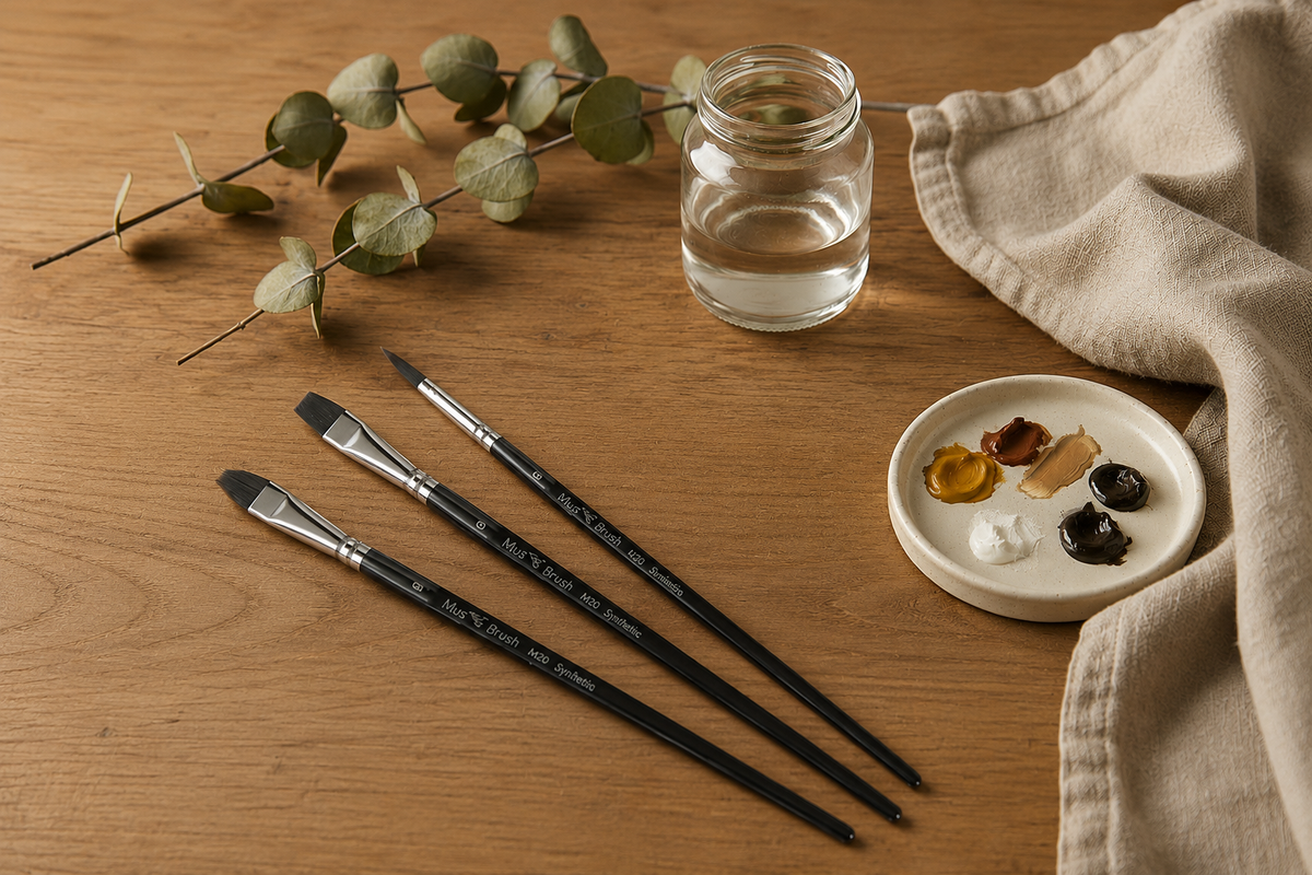 Mus Brush M-20 Series - Set 1 (3-piece) - Synthetic