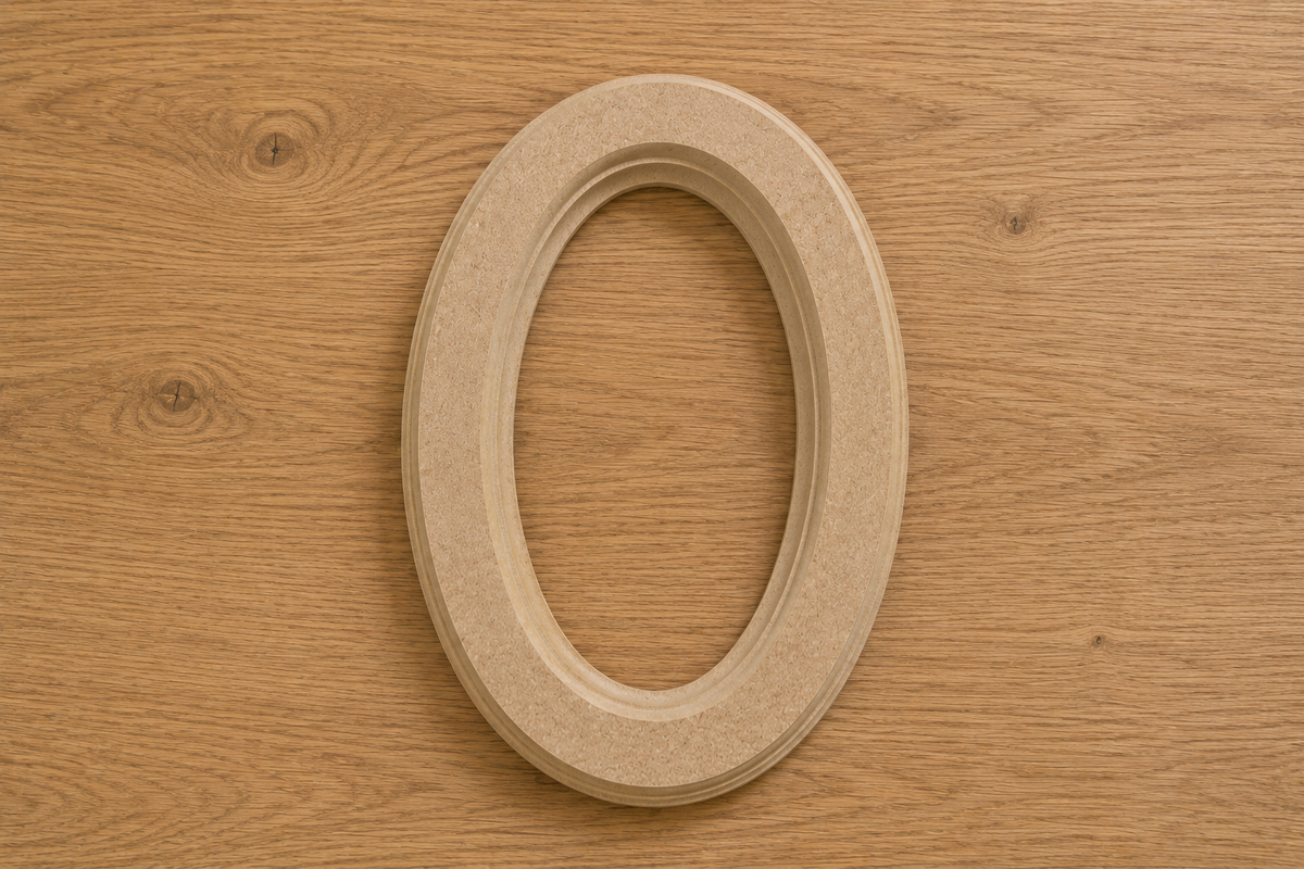 Houten Lijst voor Oval-Line – Naturel