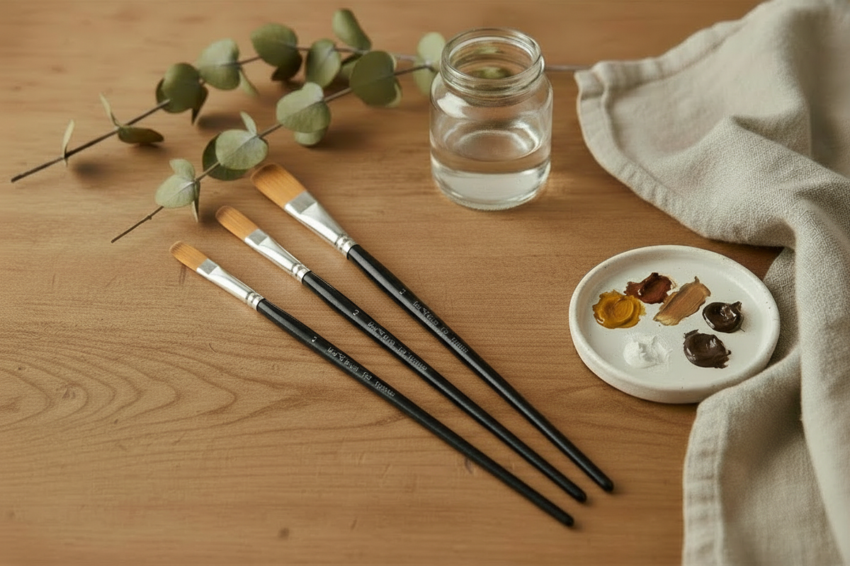 Mus Brush flat blender iets boller