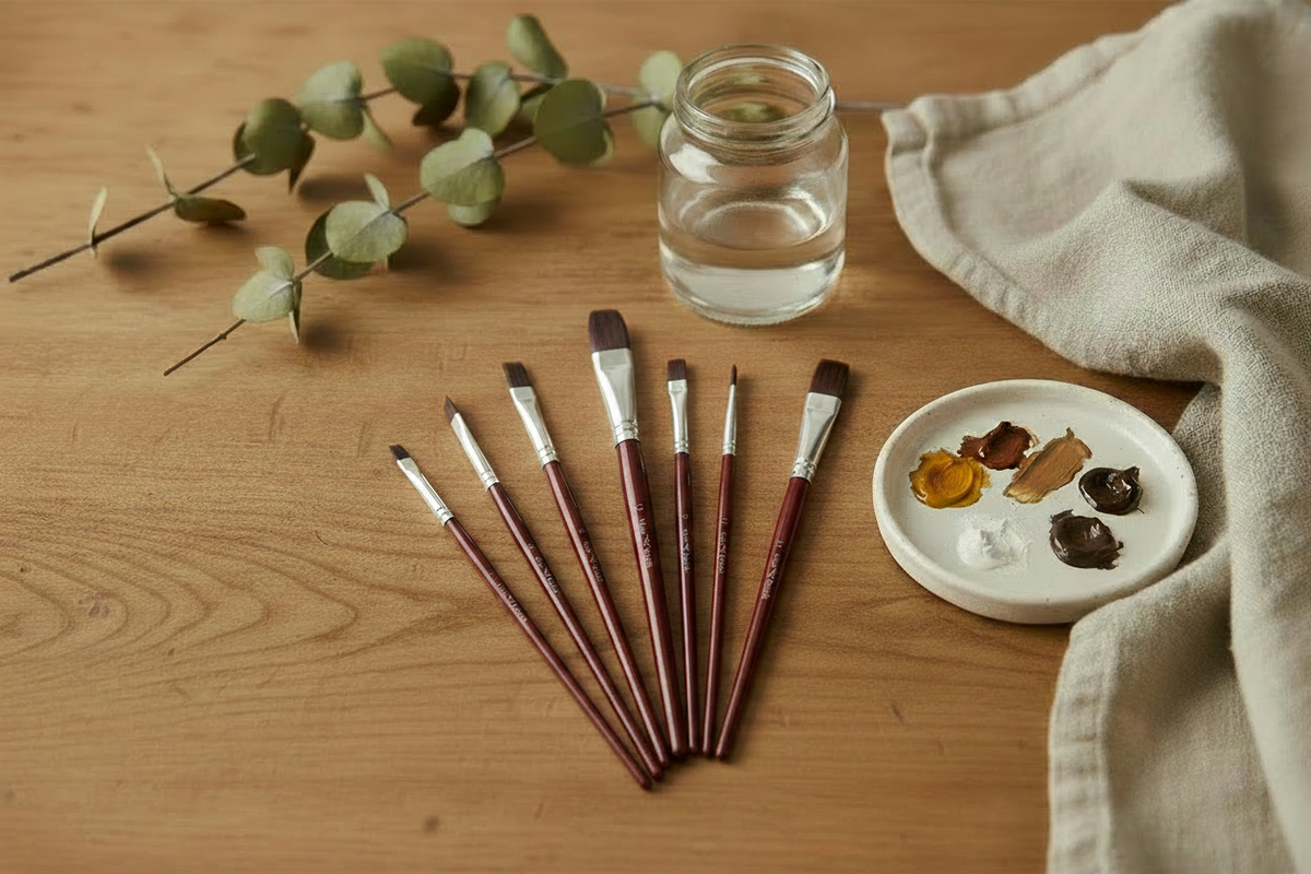 Mus Brush met branding