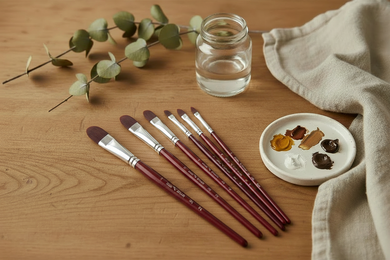 Mus Brush Serie 101 filbert productfoto v2