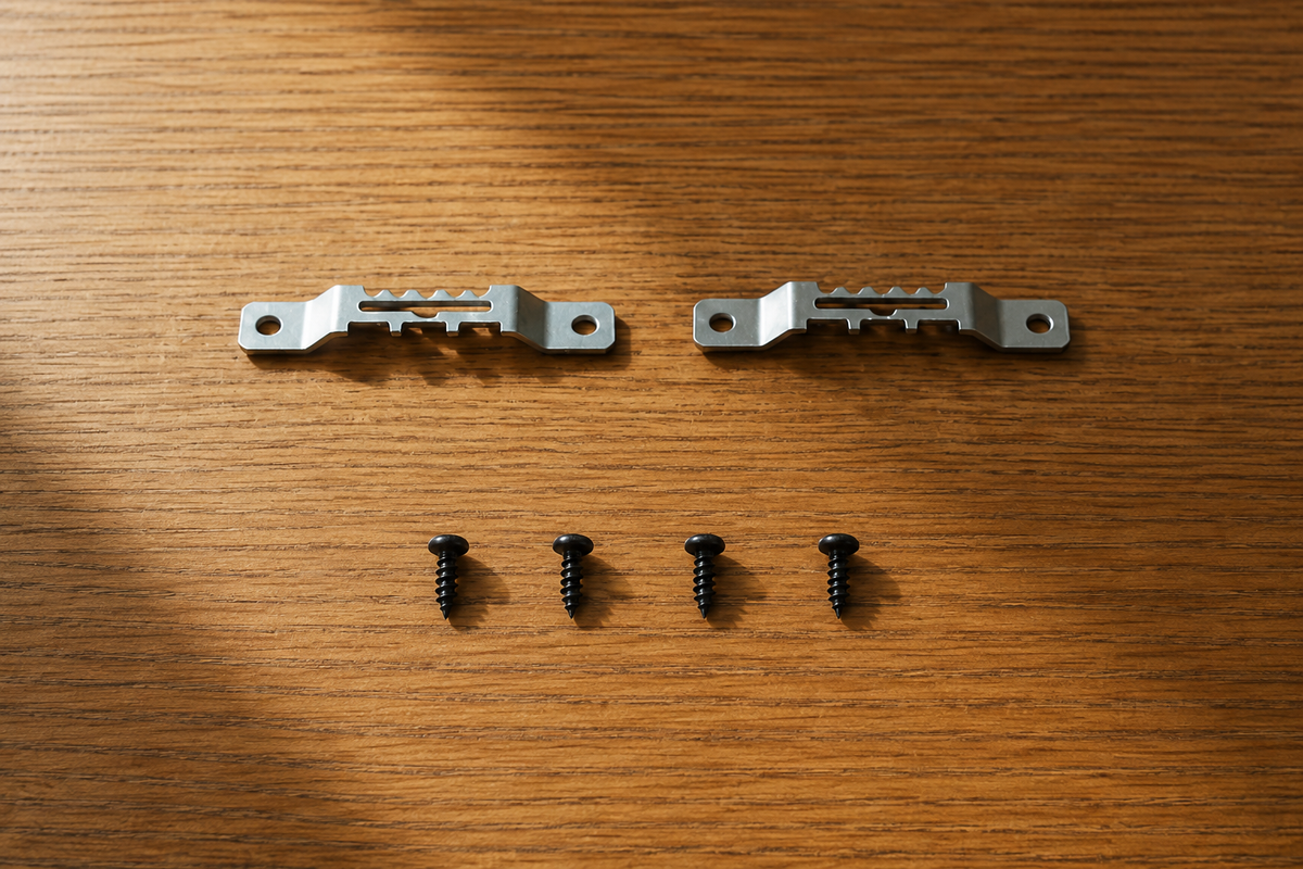 Tandhangers voor Muspaneel - 2 stuks inclusief schroeven